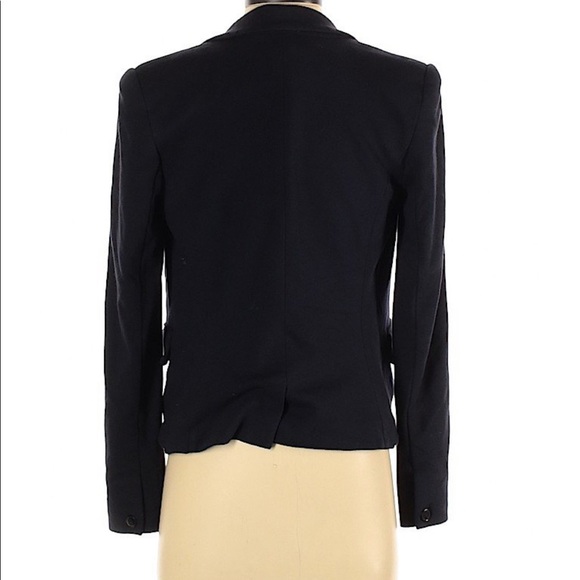 ADAM by Adam Lippes Blue One Button Casual Blazer - Picture 3 of 6